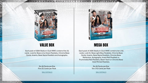 2026 Topps Stadium Club WWE Wrestling Hobby (Presell)