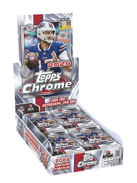 2026 Topps Chrome Football Hobby (Presell)