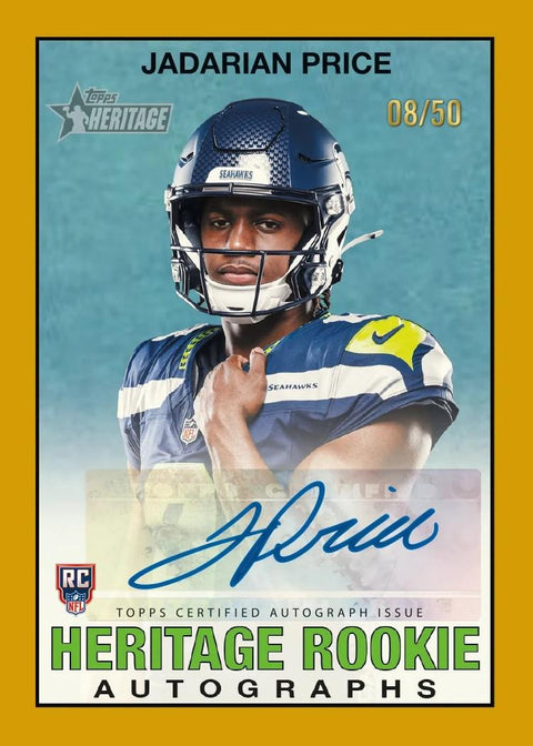 2026 Topps Heritage Football Mega