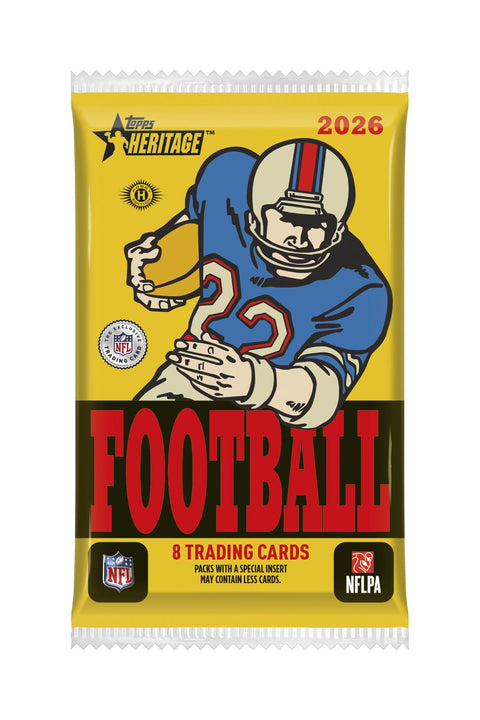 2026 Topps Heritage Football Hobby