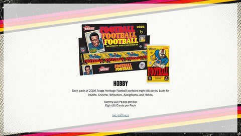 2026 Topps Heritage Football Blaster