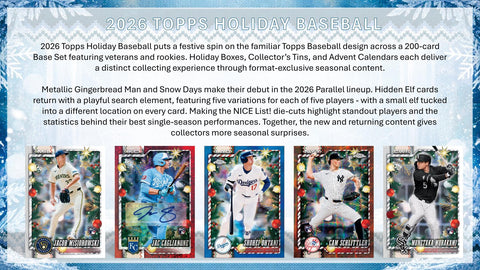 2026 Topps Holiday Baseball Mega (Presell)