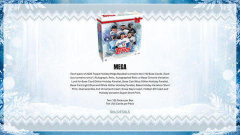 2026 Topps Holiday Baseball Mega (Presell)