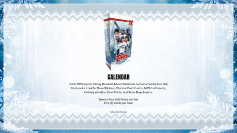 2026 Topps Holiday Baseball Mega (Presell)