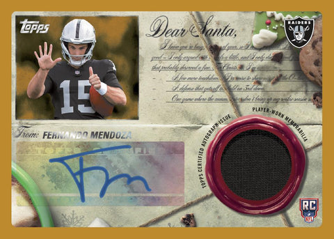 2026 Topps Holiday Football Mega (Presell)