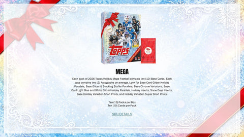 2026 Topps Holiday Football Mega (Presell)
