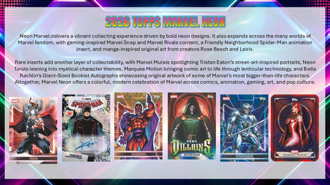 2026 Topps Marvel Neon Blaster (Presell)