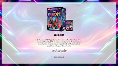 2026 Topps Marvel Neon Mega (Presell)