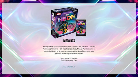 2026 Topps Marvel Neon Blaster (Presell)