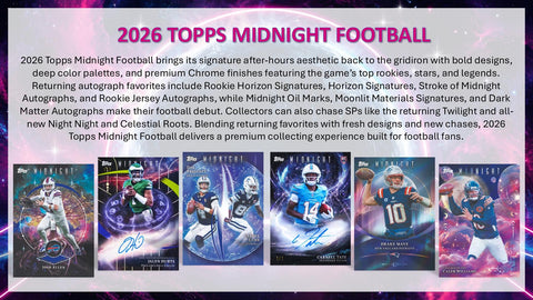 2026 Topps Midnight Football Hobby (Presell)