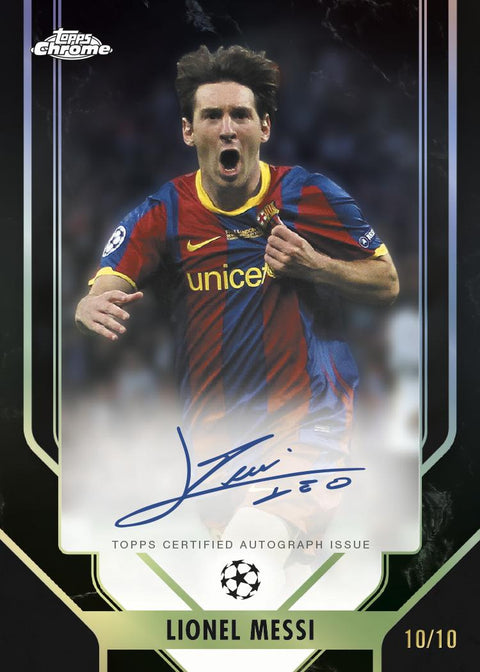2025/26 Topps Chrome UEFA Club Competitions Soccer Mega