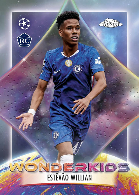 2025/26 Topps Chrome UEFA Club Competitions Soccer Hobby Jumbo