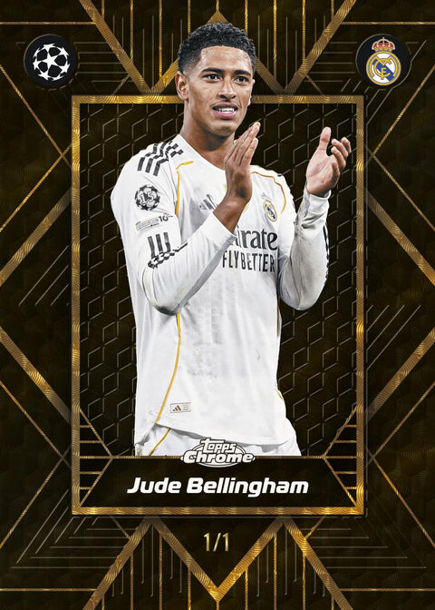 2025/26 Topps Chrome UEFA Club Competitions Soccer Mega