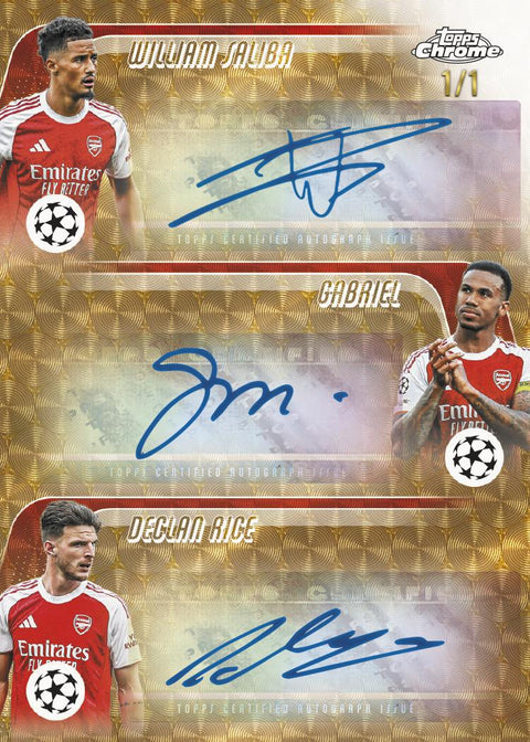 2025/26 Topps Chrome UEFA Club Competitions Soccer Hobby