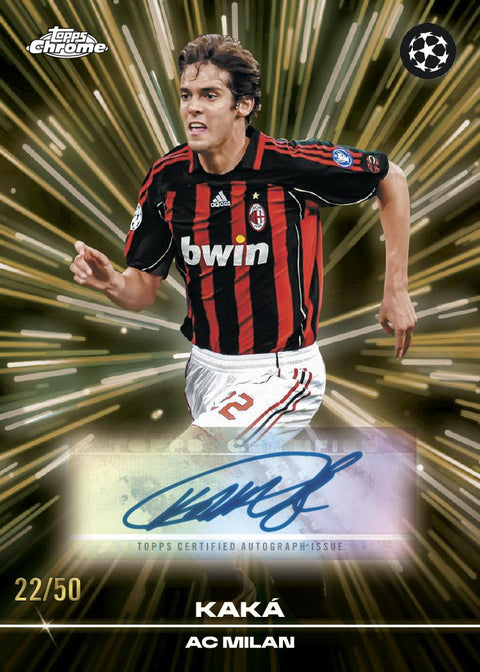 2025/26 Topps Chrome UEFA Club Competitions Soccer Hanger