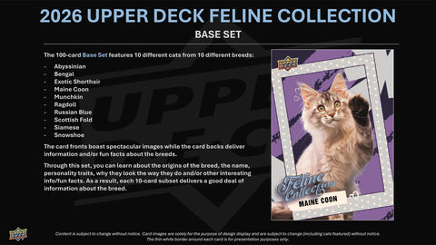 2026 Upper Deck Feline Collection Hobby (Presell)