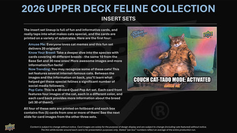 2026 Upper Deck Feline Collection Hobby (Presell)