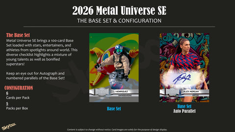 2026 Upper Deck Metal Universe SE Blaster (Presell)