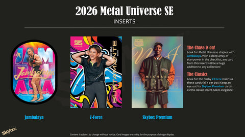 2026 Upper Deck Metal Universe SE Blaster (Presell)