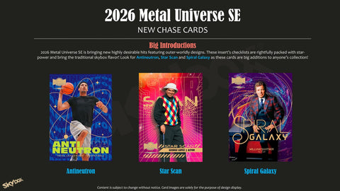 2026 Upper Deck Metal Universe SE Blaster (Presell)