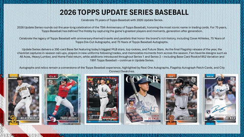 2026 Topps Update Series Baseball Hobby (Presell)