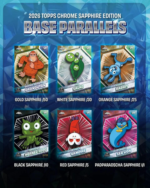 2026 Topps VeeFriends Chrome Sapphire Edition