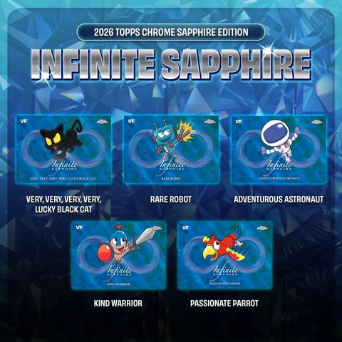 2026 Topps VeeFriends Chrome Sapphire Edition
