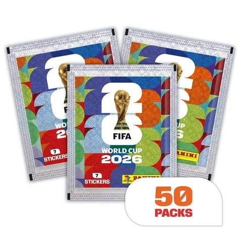 2026 Panini FIFA World Cup Soccer 50-Pack Sticker Box - German Version
