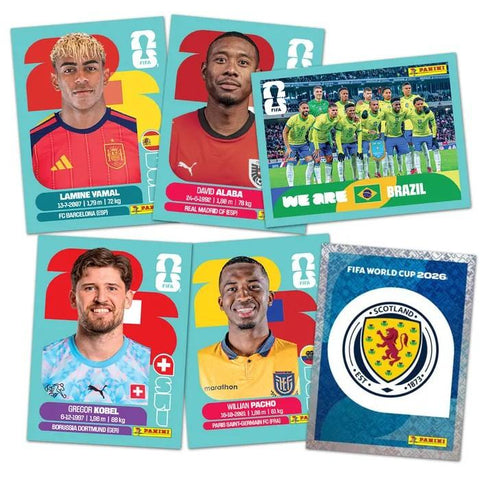 2026 Panini FIFA World Cup Soccer 50-Pack Sticker Box - German Version