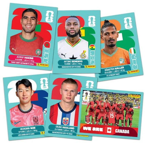 2026 Panini FIFA World Cup Soccer 50-Pack Sticker Box - German Version
