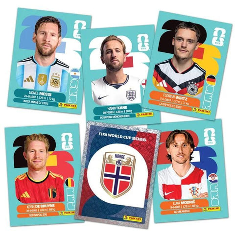 2026 Panini FIFA World Cup Soccer 50-Pack Sticker Box - German Version