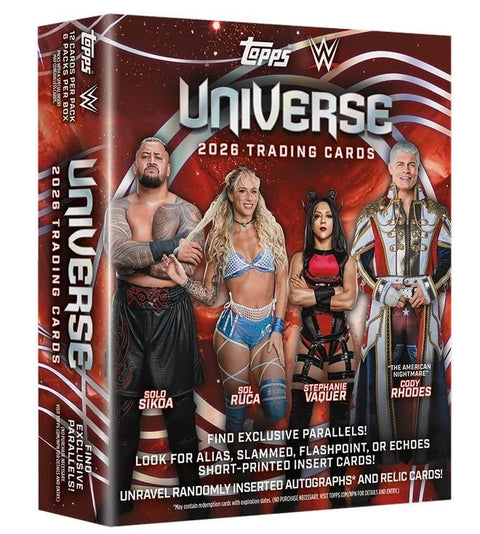 2026 Topps WWE Universe Wrestling Mega