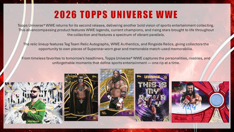2026 Topps WWE Universe Wrestling Mega