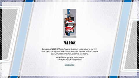 2026/27 Topps Basketball Jumbo Value 108-Pack Case (Presell)