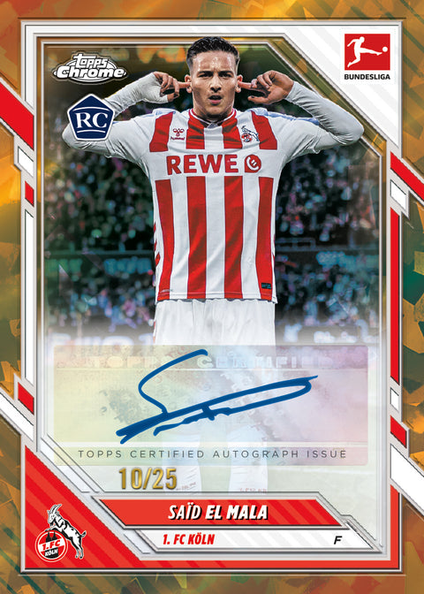 2025/26 Topps Chrome Bundesliga Soccer Sapphire Edition