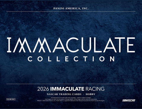 2026 Panini Immaculate NASCAR Racing Hobby (Presell)