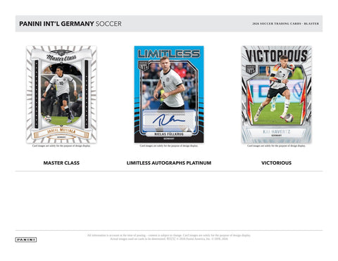 2026 Panini International Germany Soccer Blaster