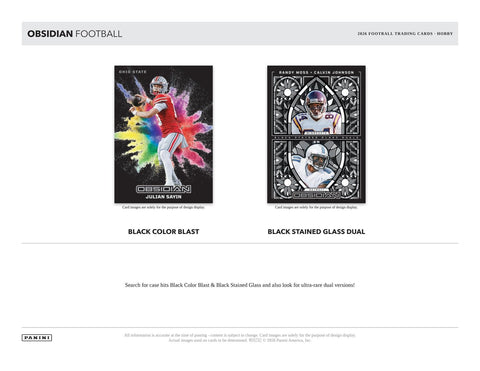 2026 Panini Obsidian Football Hobby (Presell)
