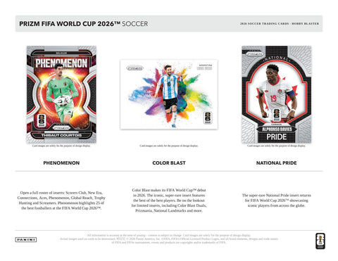 2026 Panini Prizm FIFA World Cup Soccer Blaster Hobby