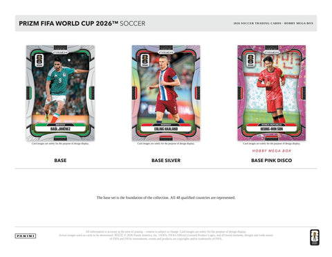 2026 Panini Prizm FIFA World Cup Soccer Mega Hobby