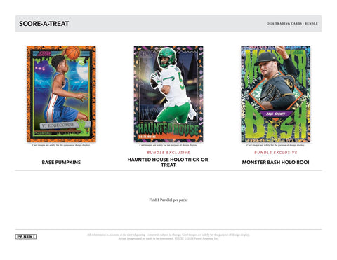 2026 Panini Score-A-Treat Halloween 20-Bundle Case