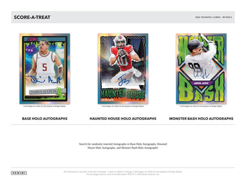 2026 Panini Score-A-Treat Halloween 20-Bundle Case