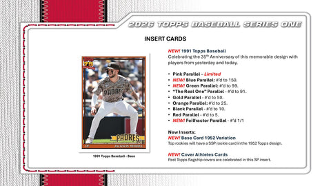 2026 Topps Series 1 Baseball Hobby