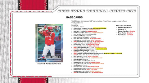2026 Topps Series 1 Baseball 6-Pack Blaster