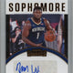 2020/21 Panini Contenders Sophomore Zion Williamson auto 08/10 #SC-ZWL