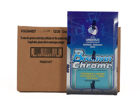 2022 Bowman Chrome Road to UEFA Under-21 European Championship Soccer