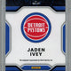 2022/23 Panini Donruss Jaden Ivey Next Day Auto Card #ND-JIP