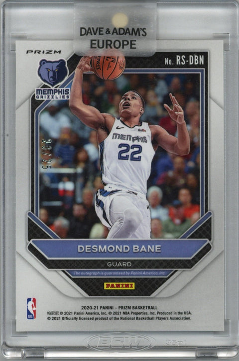 2020/21 Panini Prizm Desmond Bane Mojo Prizm Auto Card #RS-DBN 23/25
