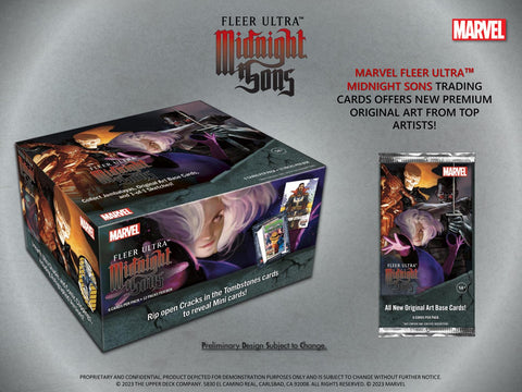 Marvel Fleer Ultra Midnight Sons Trading Cards Hobby Pack (Upper Deck 2023)