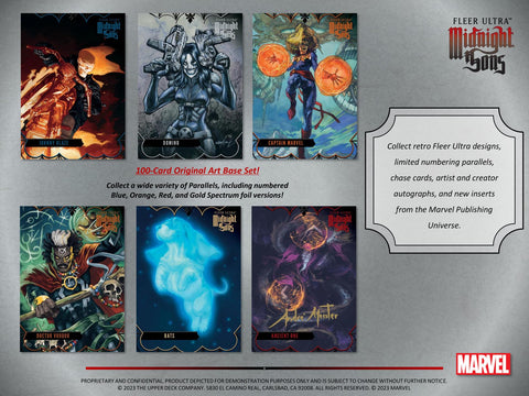 Marvel Fleer Ultra Midnight Sons Trading Cards Hobby Pack (Upper Deck 2023)